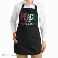 Peace In The Middle East Palestine Flag Apron thumb 2