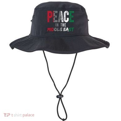Peace In The Middle East Palestine Flag Bucket Hat