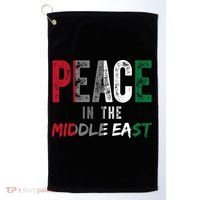 Peace In The Middle East Palestine Flag Golf Towel thumb 0