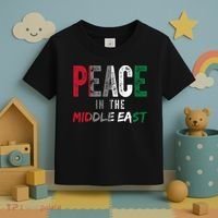 Peace In The Middle East Palestine Flag Toddler T-Shirt thumb 3