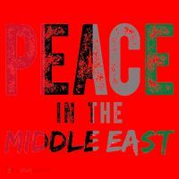Peace In The Middle East Palestine Flag Santa Hat thumb 1