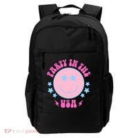 Party In The USA Retro Star Smile Backpack thumb 0