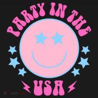 Party In The USA Retro Star Smile Backpack thumb 2