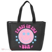 Party In The USA Retro Star Smile Tote Bag thumb 0