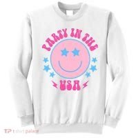 Party In The USA Retro Star Smile Sweatshirt thumb 0