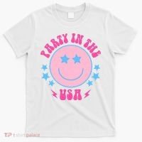 Party In The USA Retro Star Smile T-Shirt thumb 0
