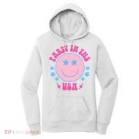 Party In The USA Retro Star Smile Women's Hoodie thumb 0