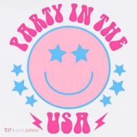 Party In The USA Retro Star Smile Women's Hoodie thumb 2