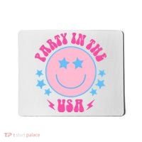 Party In The USA Retro Star Smile Mousepad thumb 0