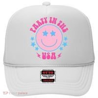Party In The USA Retro Star Smile Hat thumb 0