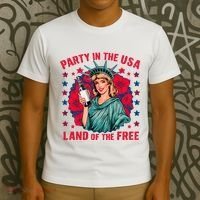 Party In The Usa Land Of The Free T-Shirt thumb 3
