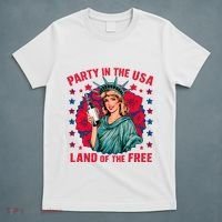 Party In The Usa Land Of The Free T-Shirt thumb 5