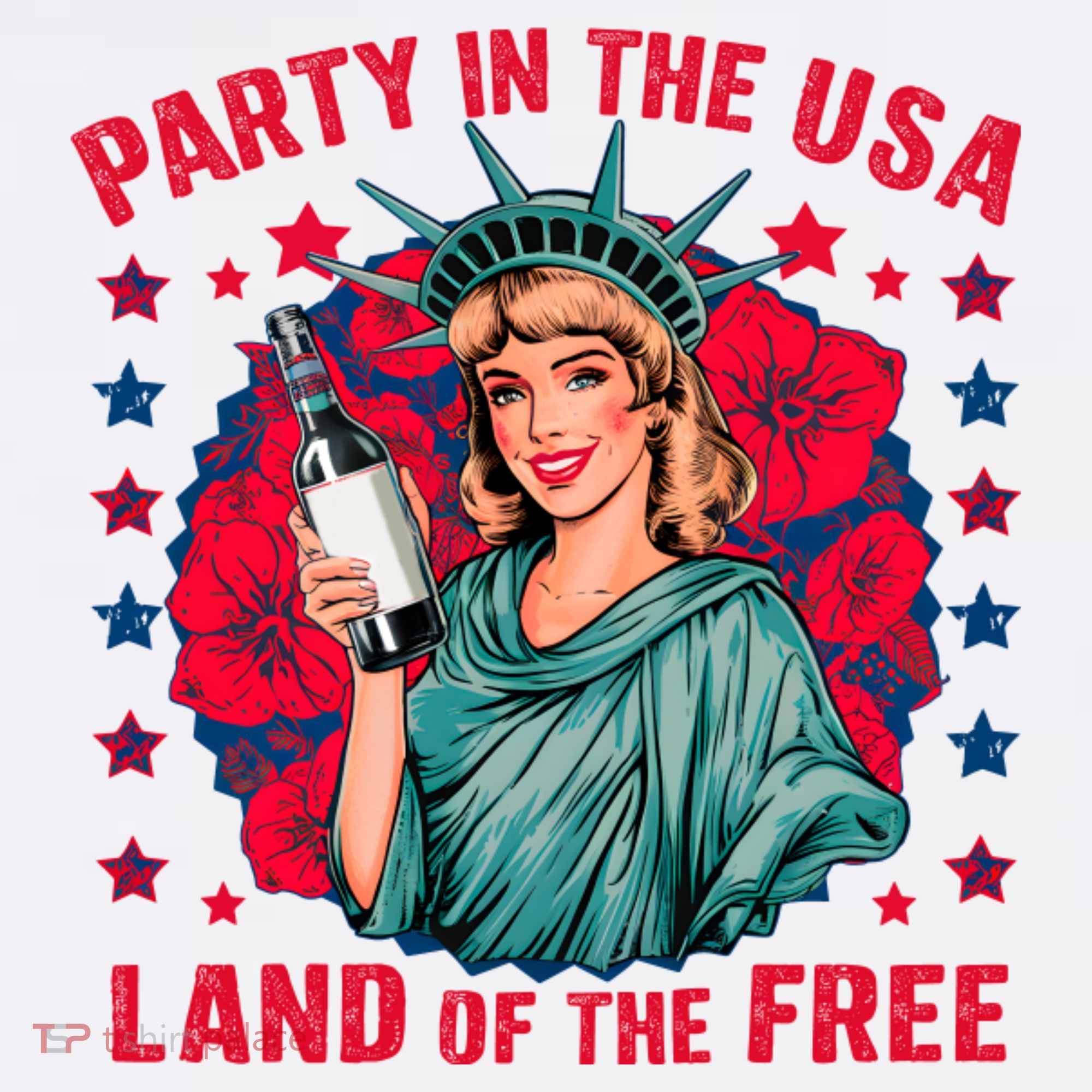 Party In The Usa Land Of The Free T-Shirt