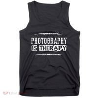 Photography Is Therapy Tank Top thumb 0