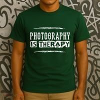 Photography Is Therapy T-Shirt thumb 3