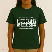 Photography Is Therapy T-Shirt thumb 4