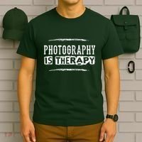 Photography Is Therapy T-Shirt thumb 6