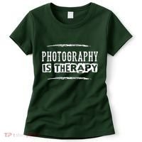 Photography Is Therapy Women's T-Shirt thumb 0