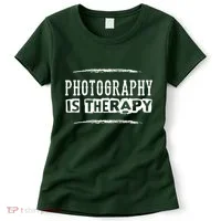 Photography Is Therapy Women's T-Shirt thumb 0