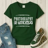 Photography Is Therapy Women's T-Shirt thumb 3
