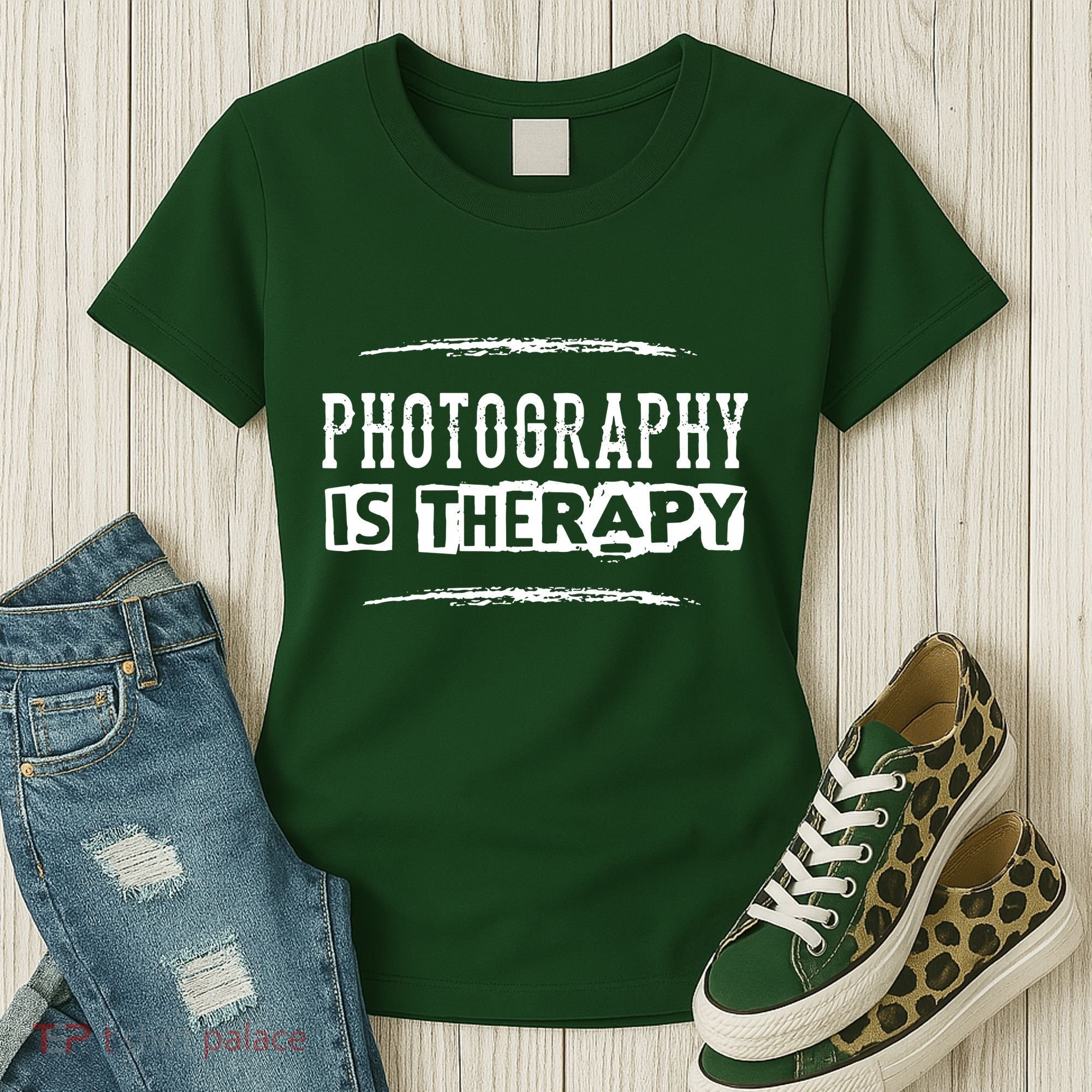 Photography Is Therapy Women's T-Shirt