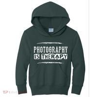 Photography Is Therapy Kids Hoodie thumb 0