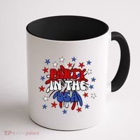 Party In The Usa Festive 4th Of July Celebration Coffee Mug thumb 1