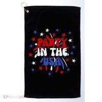 Party In The Usa Festive 4th Of July Celebration Golf Towel thumb 0