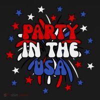 Party In The Usa Festive 4th Of July Celebration Visor thumb 3