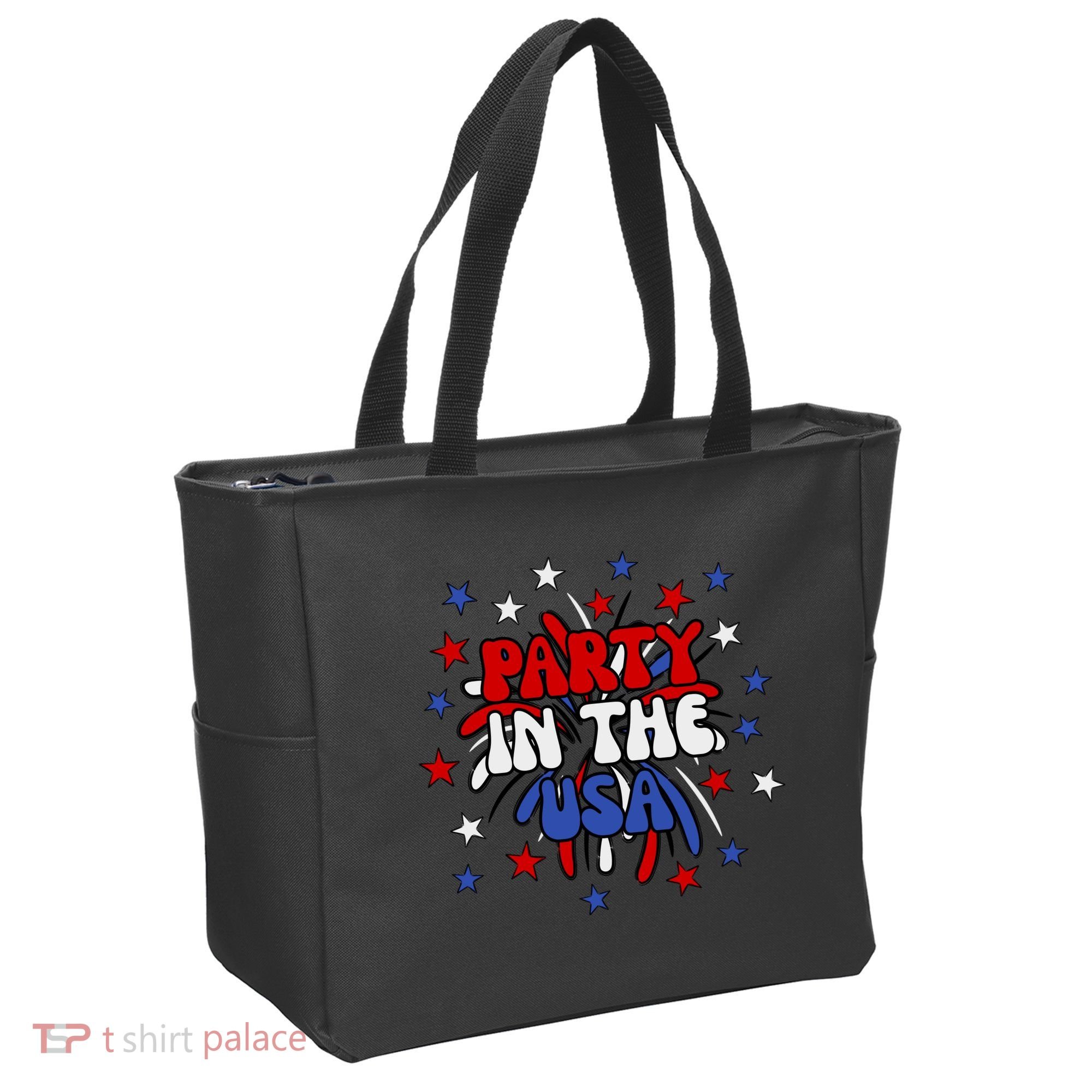 Party In The Usa Festive 4th Of July Celebration Tote Bag