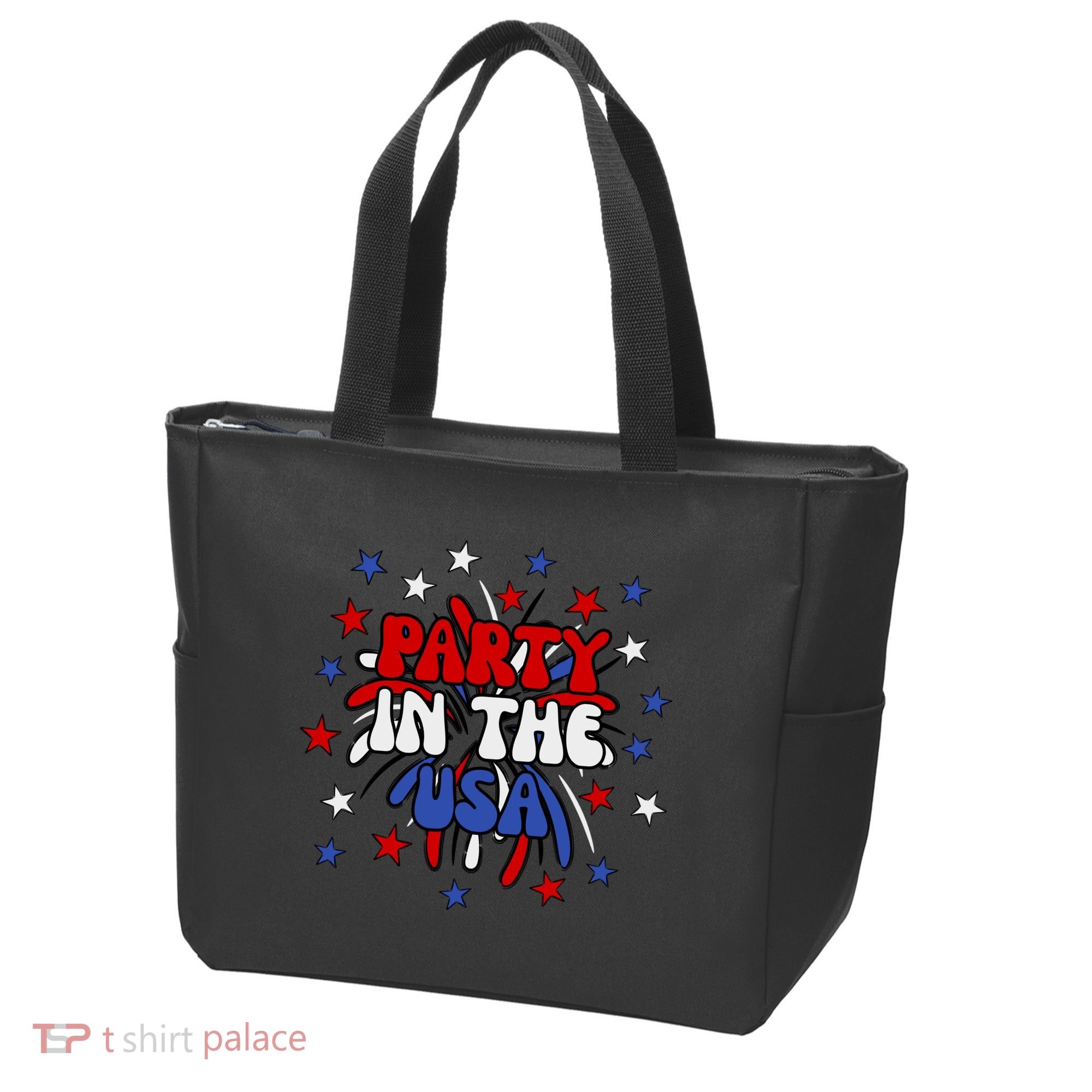 Party In The Usa Festive 4th Of July Celebration Tote Bag