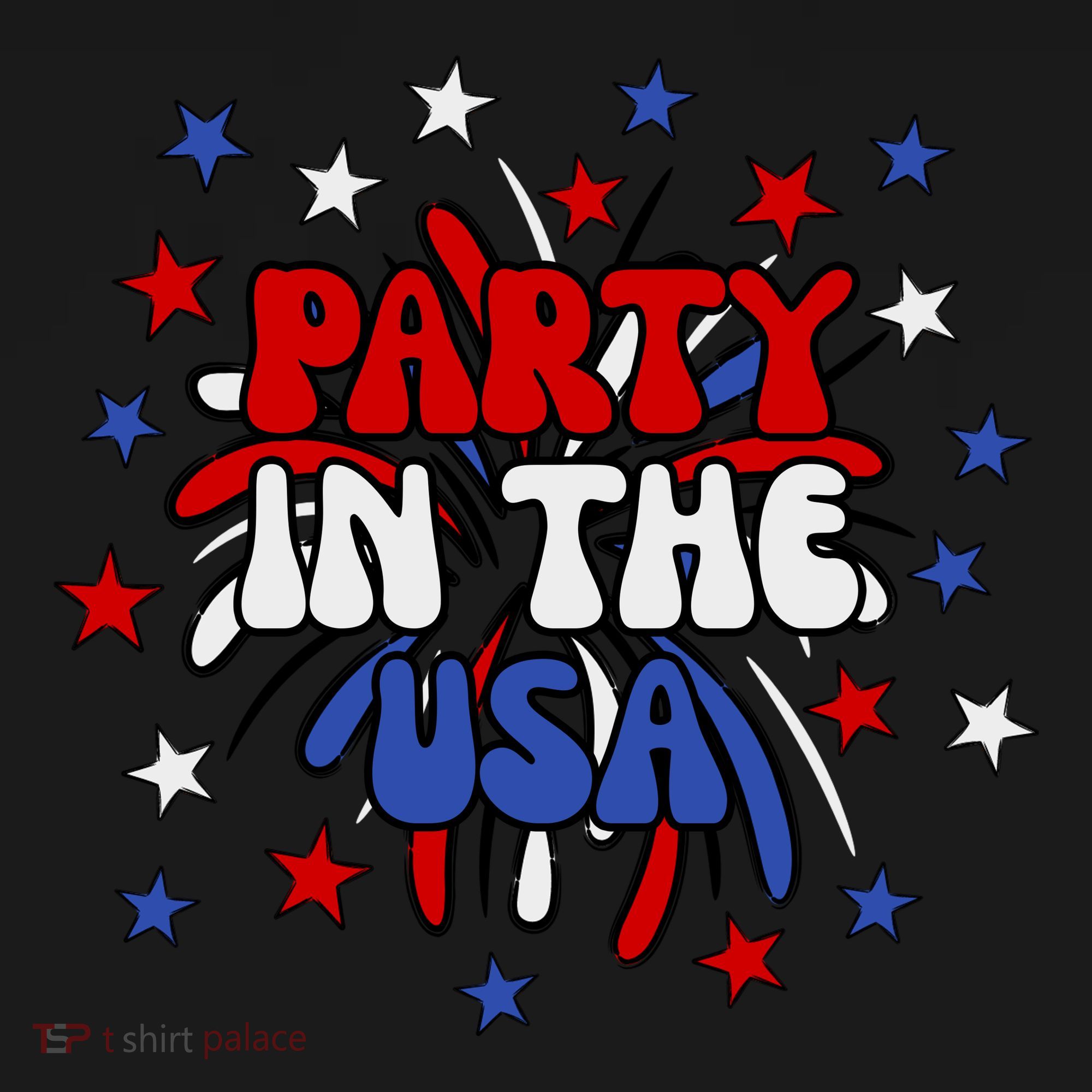 Party In The Usa Festive 4th Of July Celebration Tote Bag