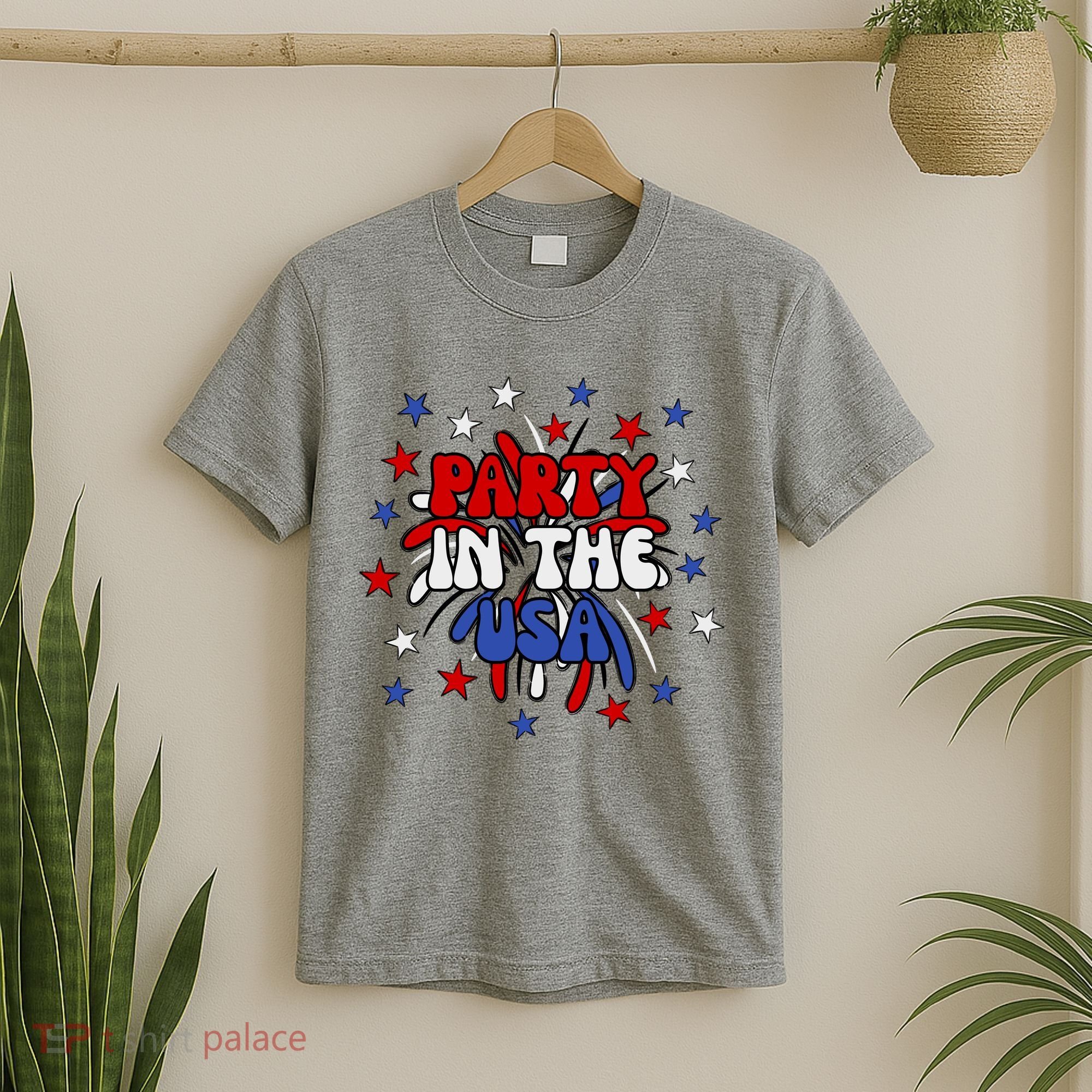 Party In The Usa Festive 4th Of July Celebration T-Shirt
