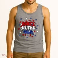 Party In The Usa Festive 4th Of July Celebration Tank Top thumb 3