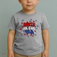 Party In The Usa Festive 4th Of July Celebration Toddler T-Shirt thumb 2