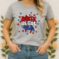 Party In The Usa Festive 4th Of July Celebration Women's T-Shirt thumb 2