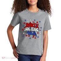Party In The Usa Festive 4th Of July Celebration Kids T-Shirt thumb 2