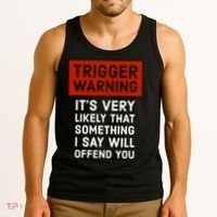Politically Incorrect Trigger Warning Tank Top thumb 3