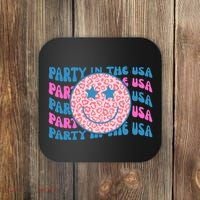 Party In The Usa Retro Smile Groovy Coaster thumb 0