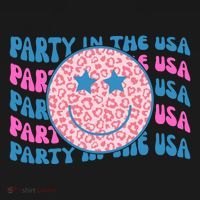 Party In The Usa Retro Smile Groovy Coaster thumb 2