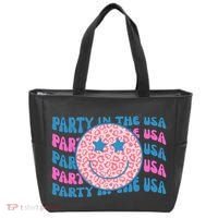 Party In The Usa Retro Smile Groovy Tote Bag thumb 0