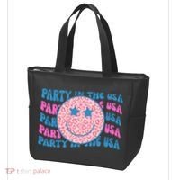 Party In The Usa Retro Smile Groovy Tote Bag thumb 3