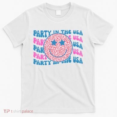Party In The Usa Retro Smile Groovy T-Shirt