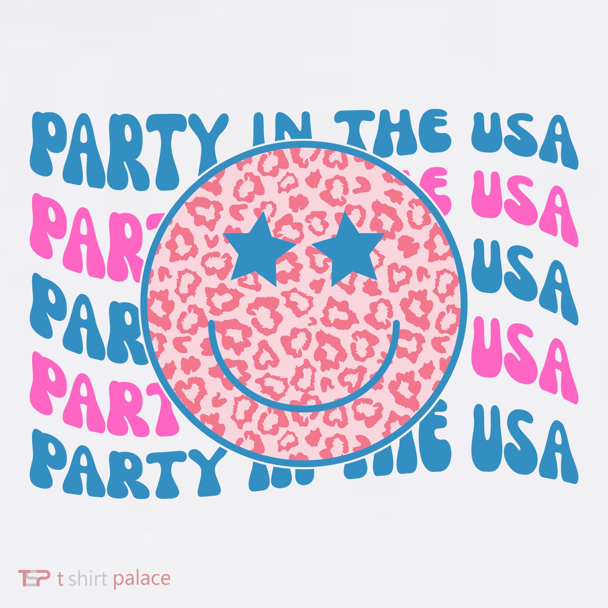 Party In The Usa Retro Smile Groovy Women's Hoodie