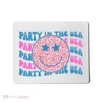Party In The Usa Retro Smile Groovy Mousepad thumb 0