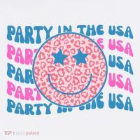 Party In The Usa Retro Smile Groovy Mousepad thumb 1