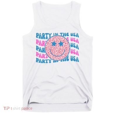 Party In The Usa Retro Smile Groovy Tank Top