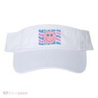 Party In The Usa Retro Smile Groovy Visor thumb 0