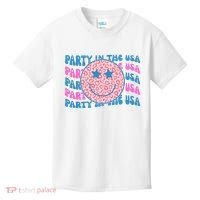Party In The Usa Retro Smile Groovy Kids T-Shirt thumb 0