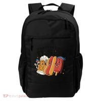 Party In The USA Hot Dog And Beer Funny Backpack thumb 0
